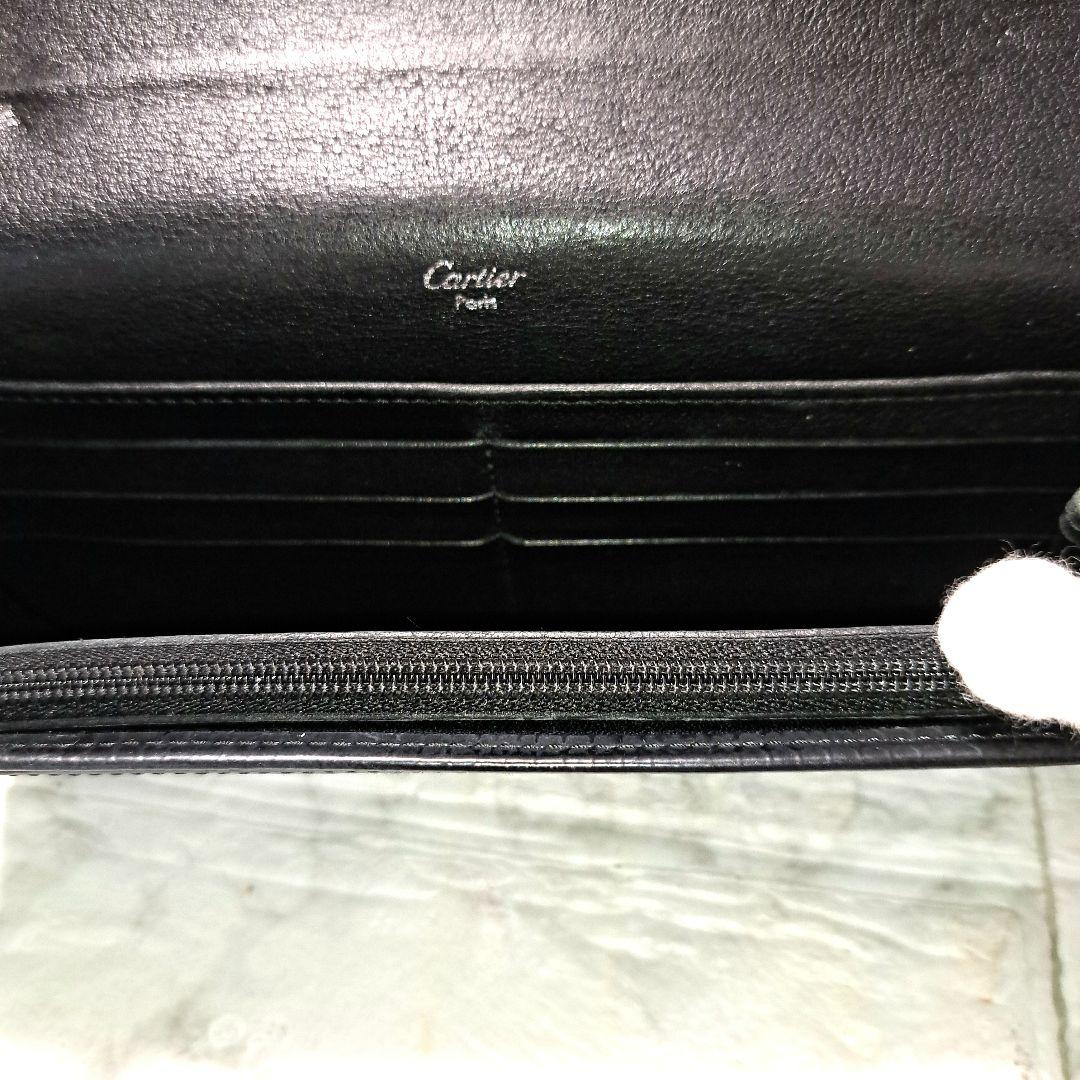 ✨️美品✨カルティエ 長財布 ハッピーバースデー マストライン エナメル 黒