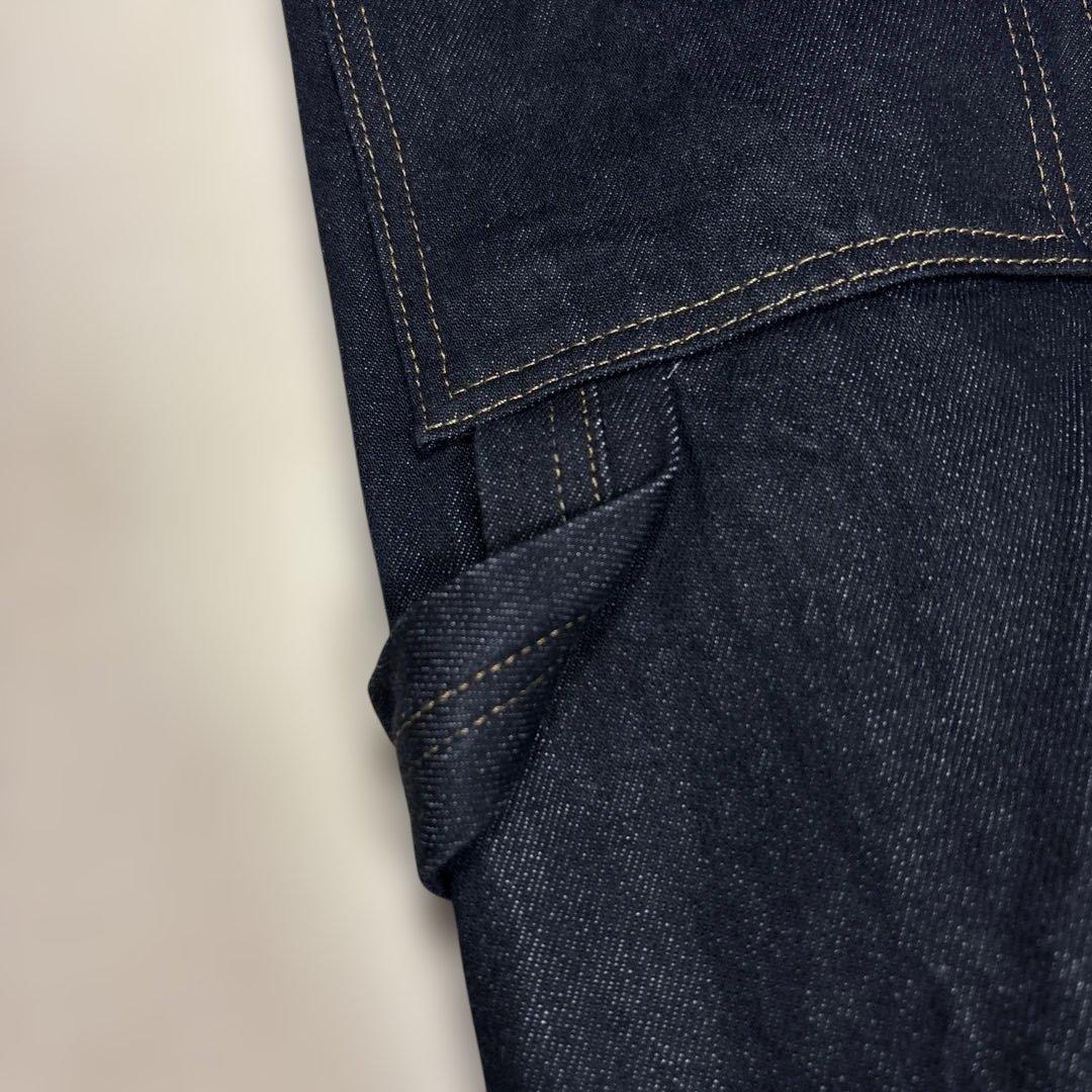 ZARA リジットデニム バギージーンズ インディゴ - メルカリ