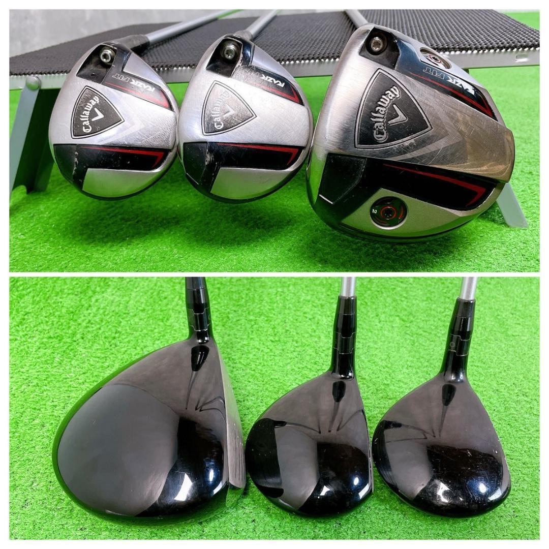 メンズ　キャロウェイ　レイザーフィット ゴルフクラブセット　右打ち　11本初心者