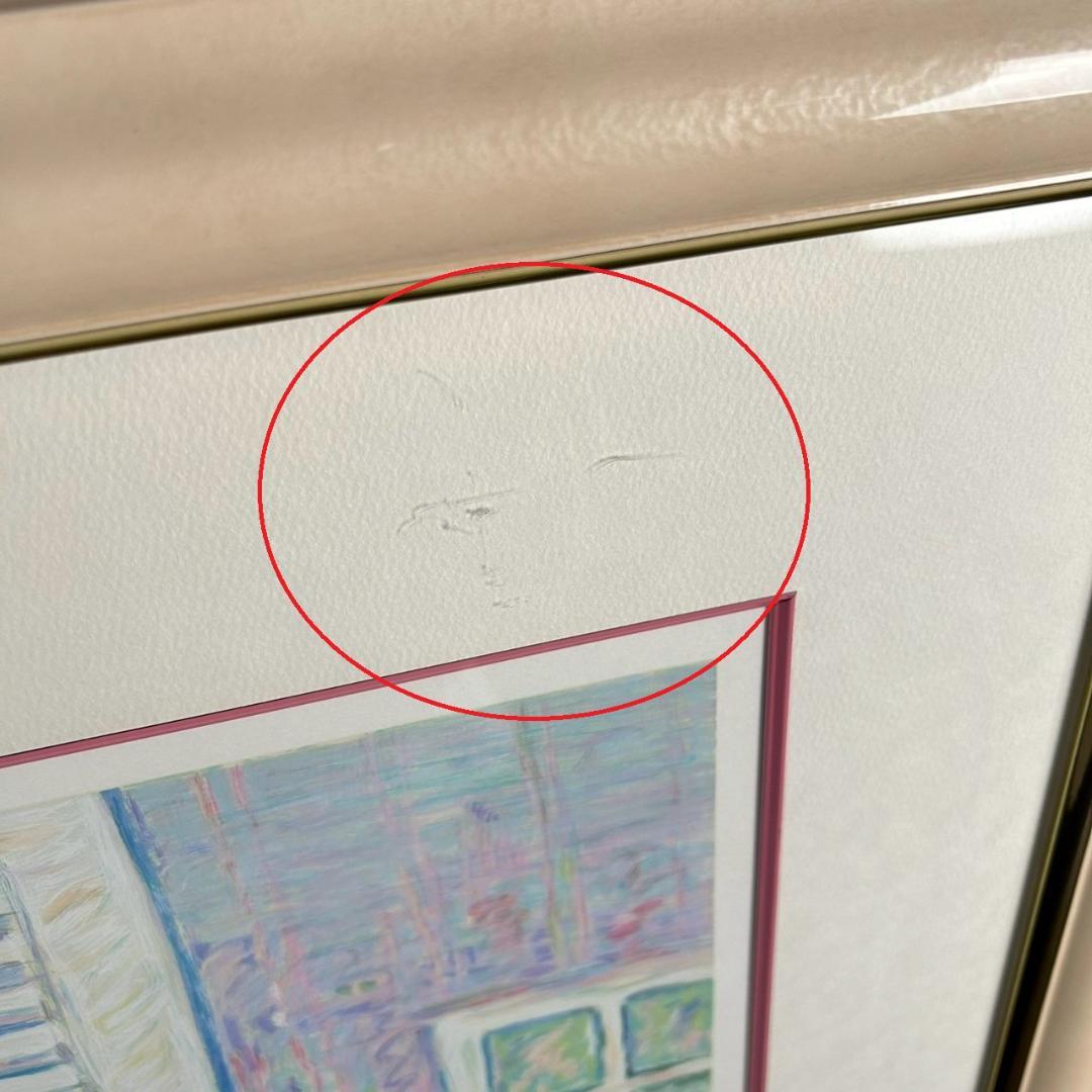 レスリー・セイヤー「フロムザテラス」大判シルクスクリーン 直筆