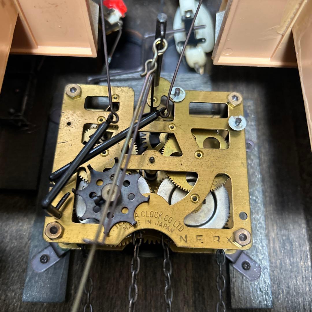 鳩時計 昭和レトロ TEZUKA 錘 希少 レア