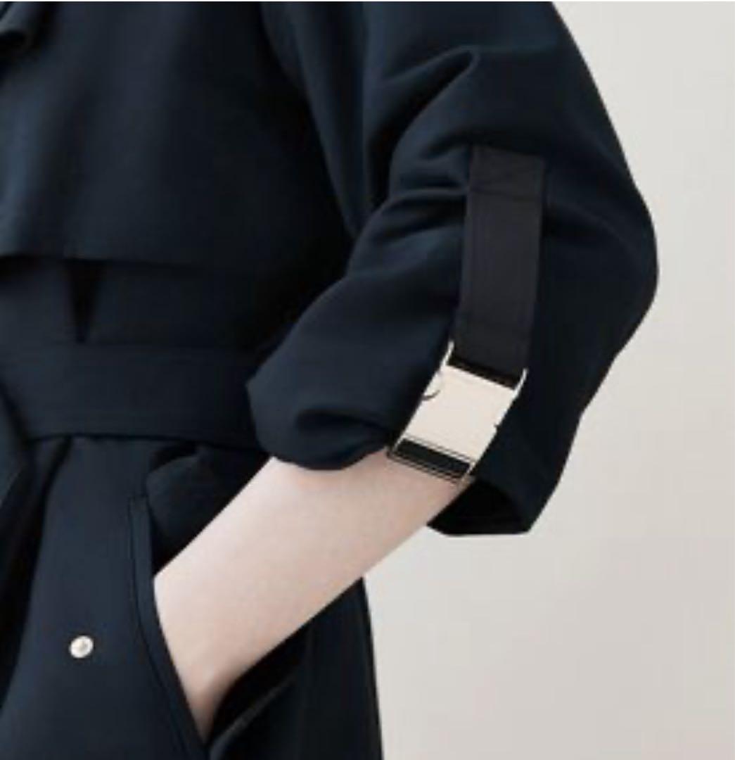 【新品】タグ付きKaren Millen ブラックコート　ゴールドボタン