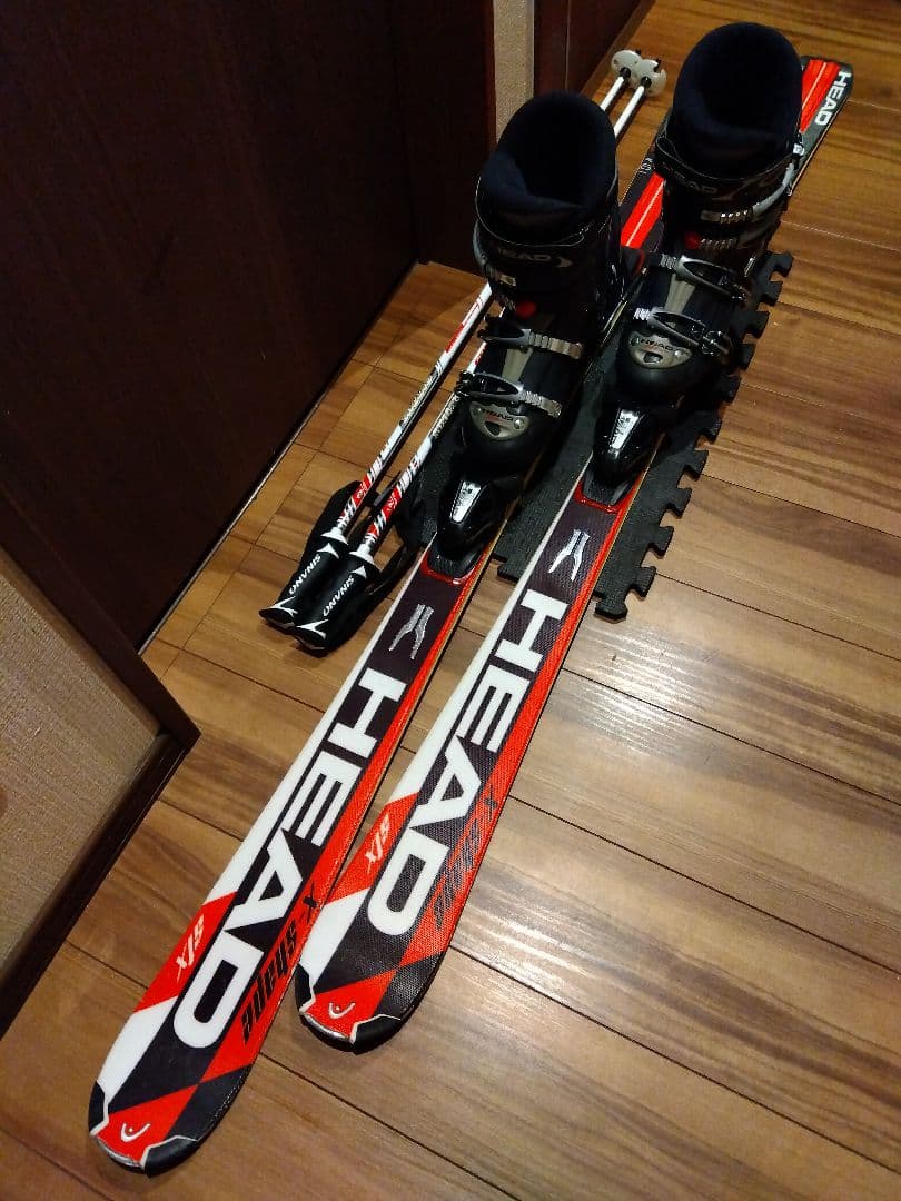 ハイエンド】HEAD/男性・女性用/スキーセット/メンテ・WAX済み