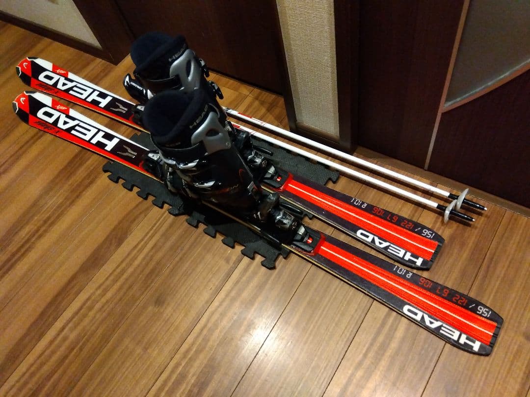 ハイエンド】HEAD/男性・女性用/スキーセット/メンテ・WAX済み