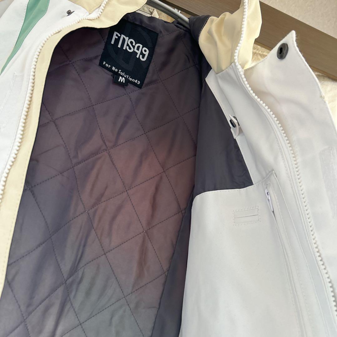 あおさ⭐︎スノーボードウェア ホワイト・ミント・ピンク