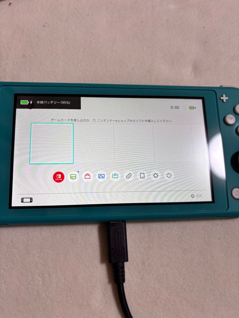 Nintendo Switch Lite ターコイズ 本体　充電器付き
