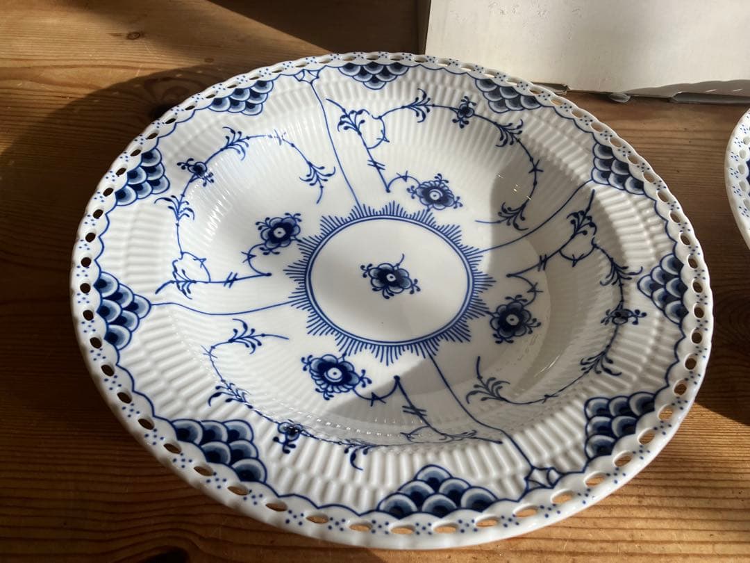 ロイヤルコペンハーゲン ブルーフルーテッドフルレース 23スープ