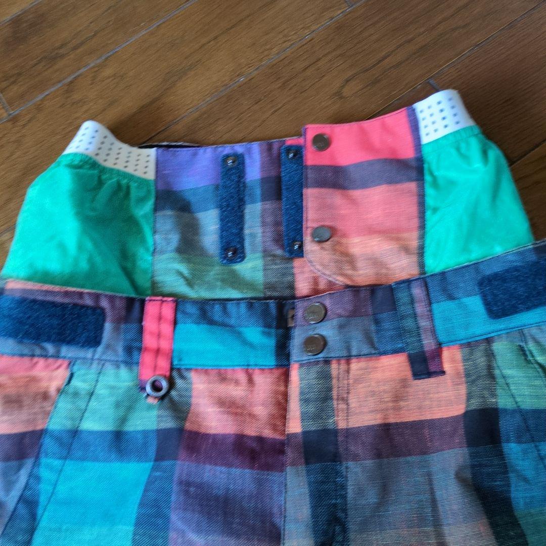 ROXY　スノボウェア　上下セット　Ｍ　ネイビー　マルチカラー