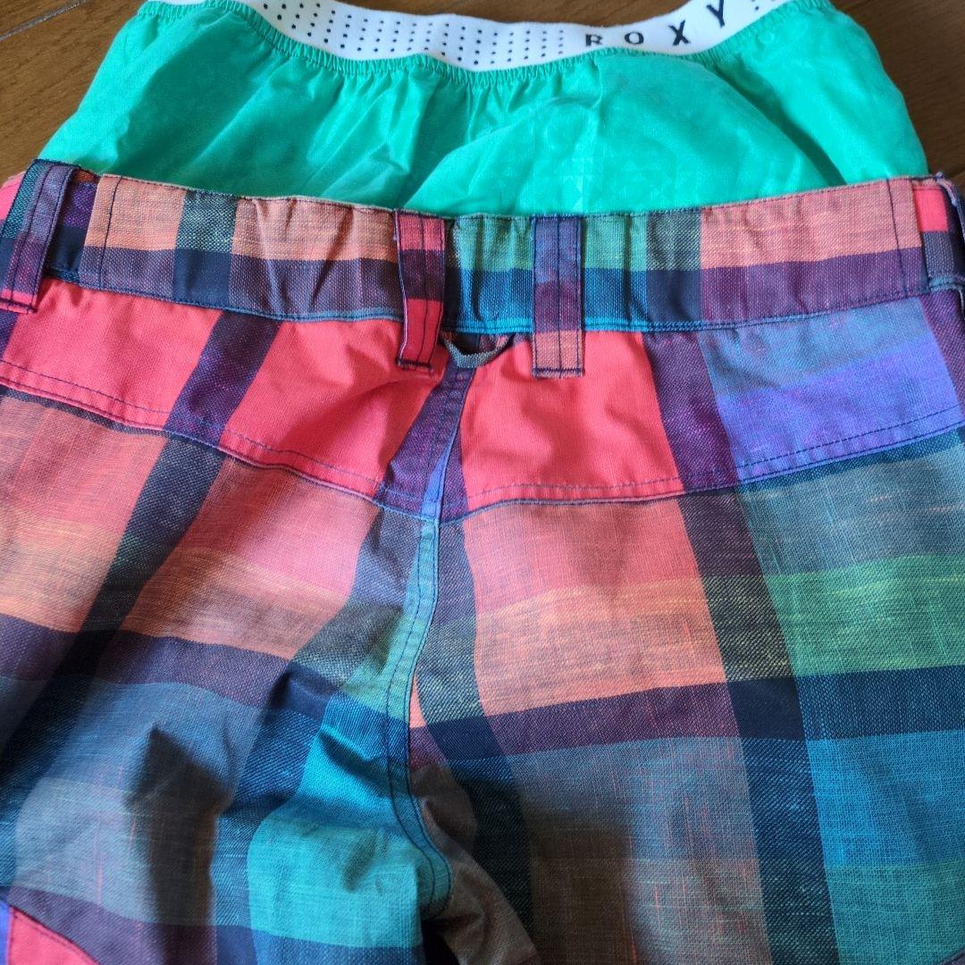 ROXY　スノボウェア　上下セット　Ｍ　ネイビー　マルチカラー