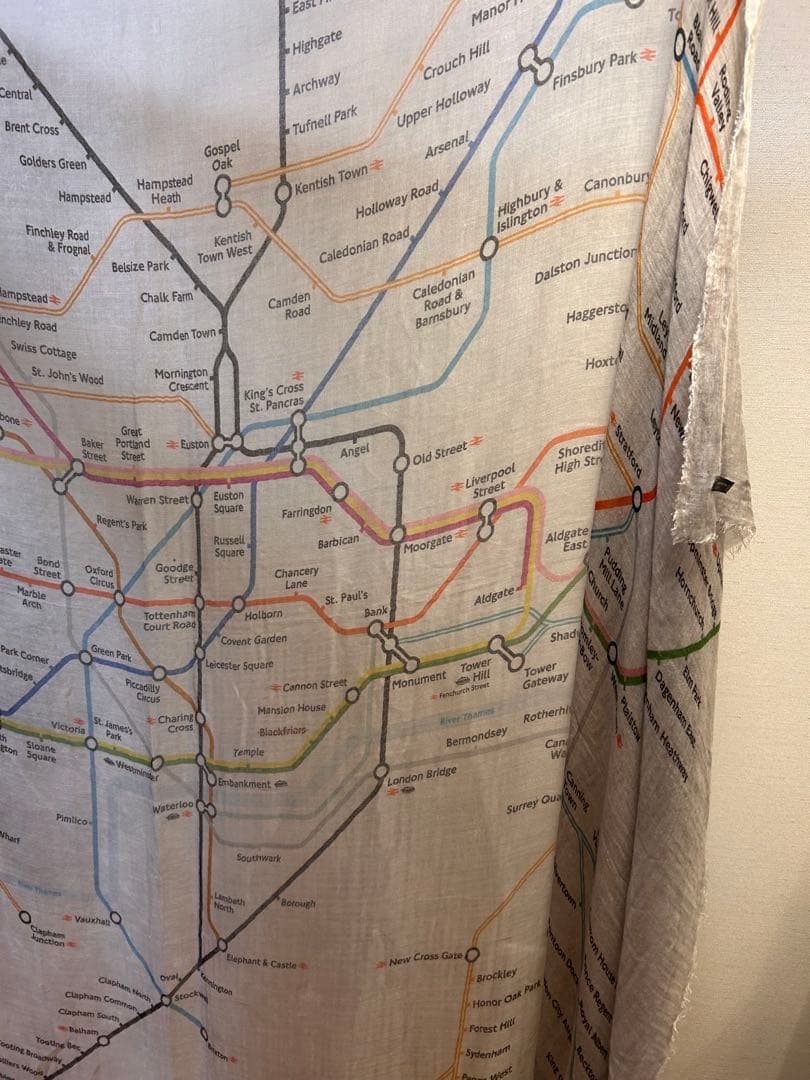 ファリエロサルティ☆ Faliero Sartiストール☆地下鉄柄の通販はau PAY