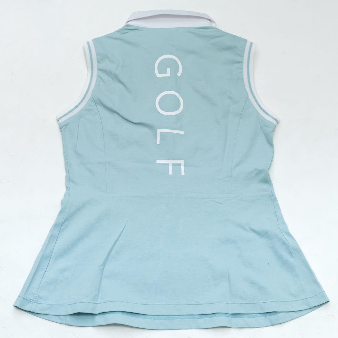 新品】DESCENTE GOLF ノースリーブポロシャツ M DGWJA15 - メルカリ