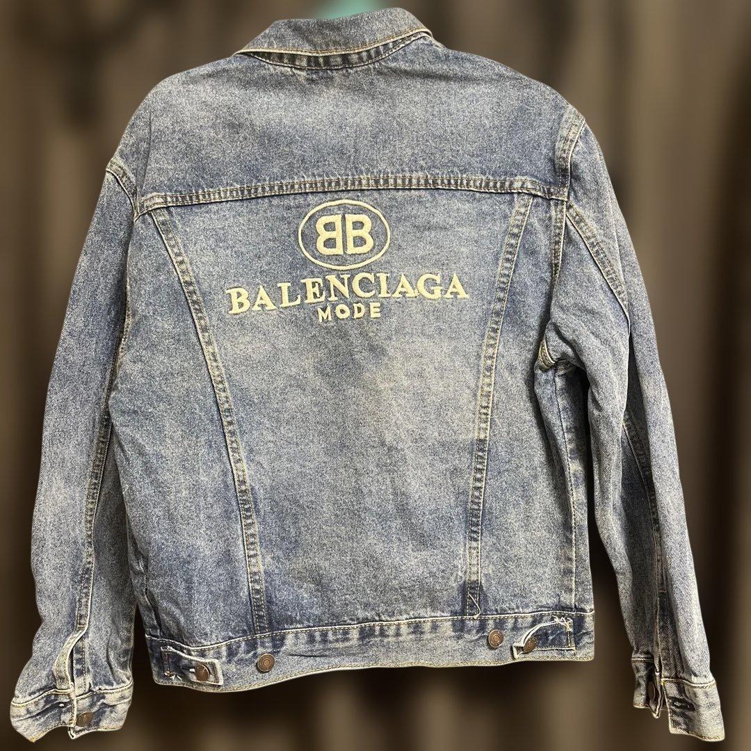 BALENCIAGA デニムジャケット ライトブルー