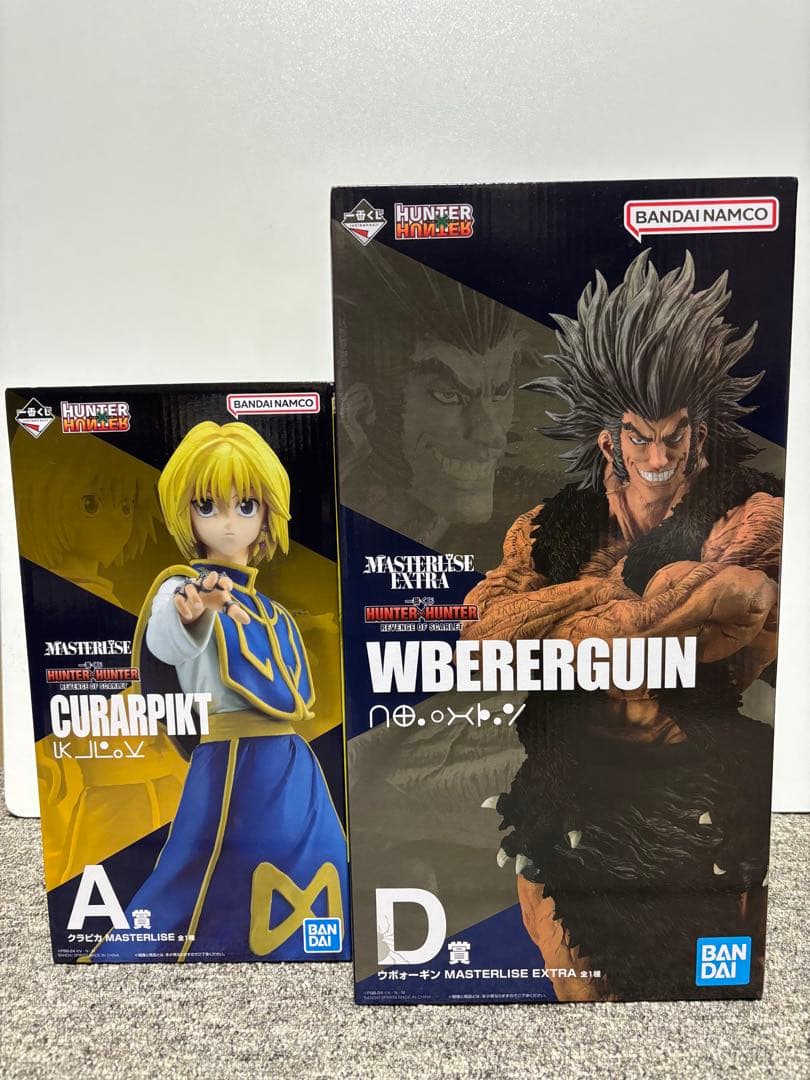 未開封】 HUNTER×HUNTER 一番くじ A賞クラピカ D賞ウボォーギン - メルカリ