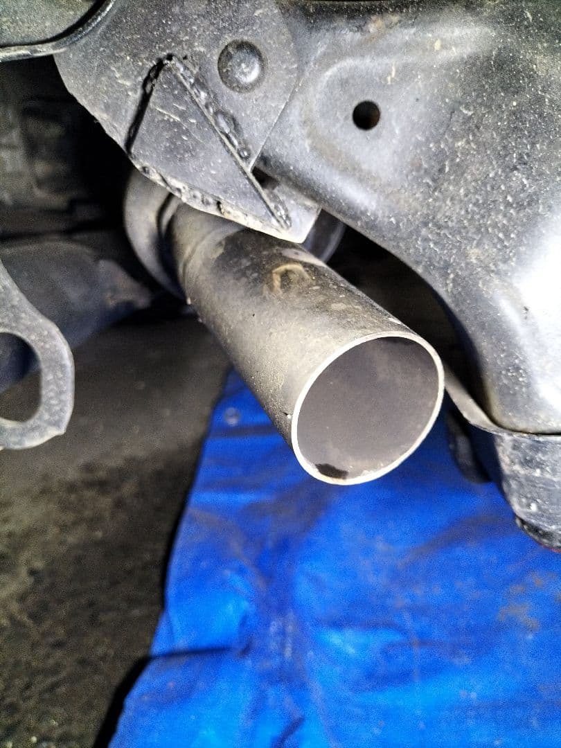 パ*マ様 サンバーTT2　バイクマフラー加工