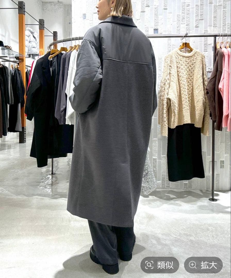 完売品！新品】レプシィムメルトンドッキングコート◇LEPSIM◇ロング