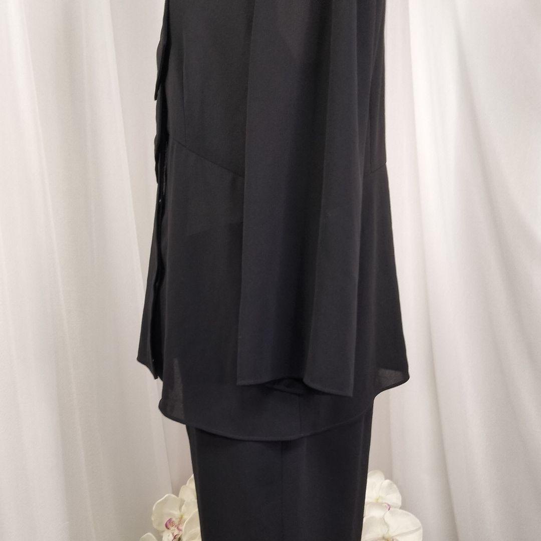 【美品】11号　東京ソワール　ヒロミヨシダ　夏　手洗い可能　ブラウス　パンツ