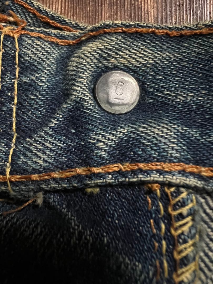 60s levi's 501 BIGE ゴールデンサイズ　W91cm×L74