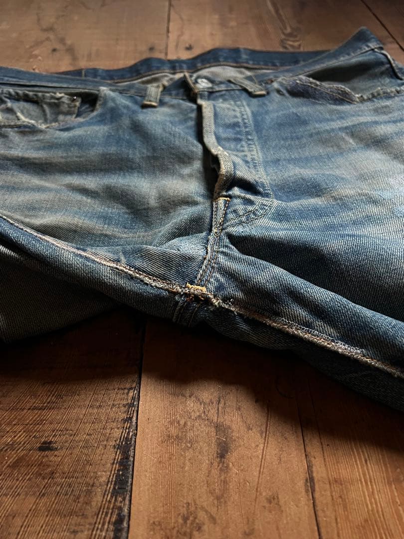 60s levi's 501 BIGE ゴールデンサイズ　W91cm×L74