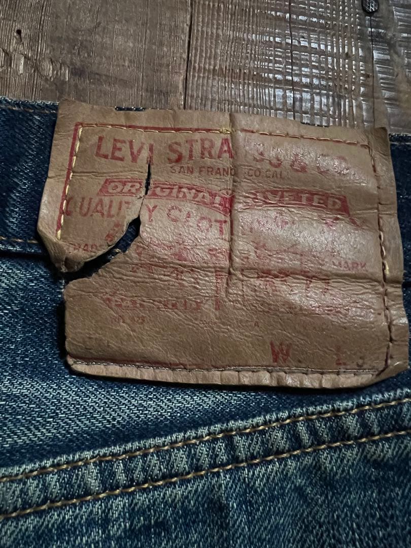 60s levi's 501 BIGE ゴールデンサイズ　W91cm×L74