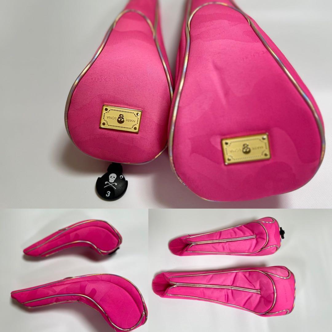 マークアンドロナ　MARK&LONA ピンク カモフラージュ ゴルフバッグ