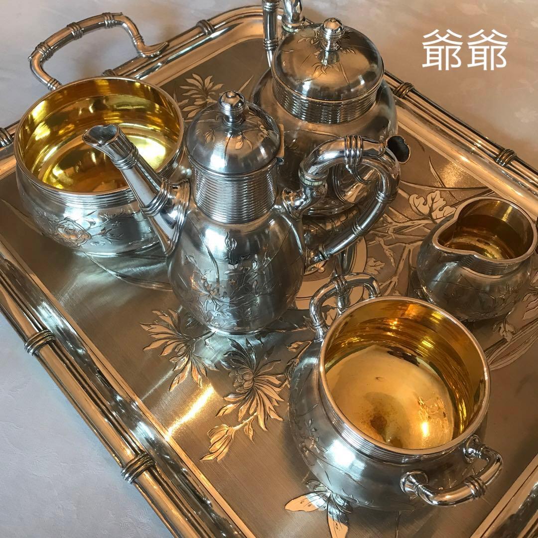 Christofle クリストフル／トレイ「アールヌーヴォー／シノワズリ」