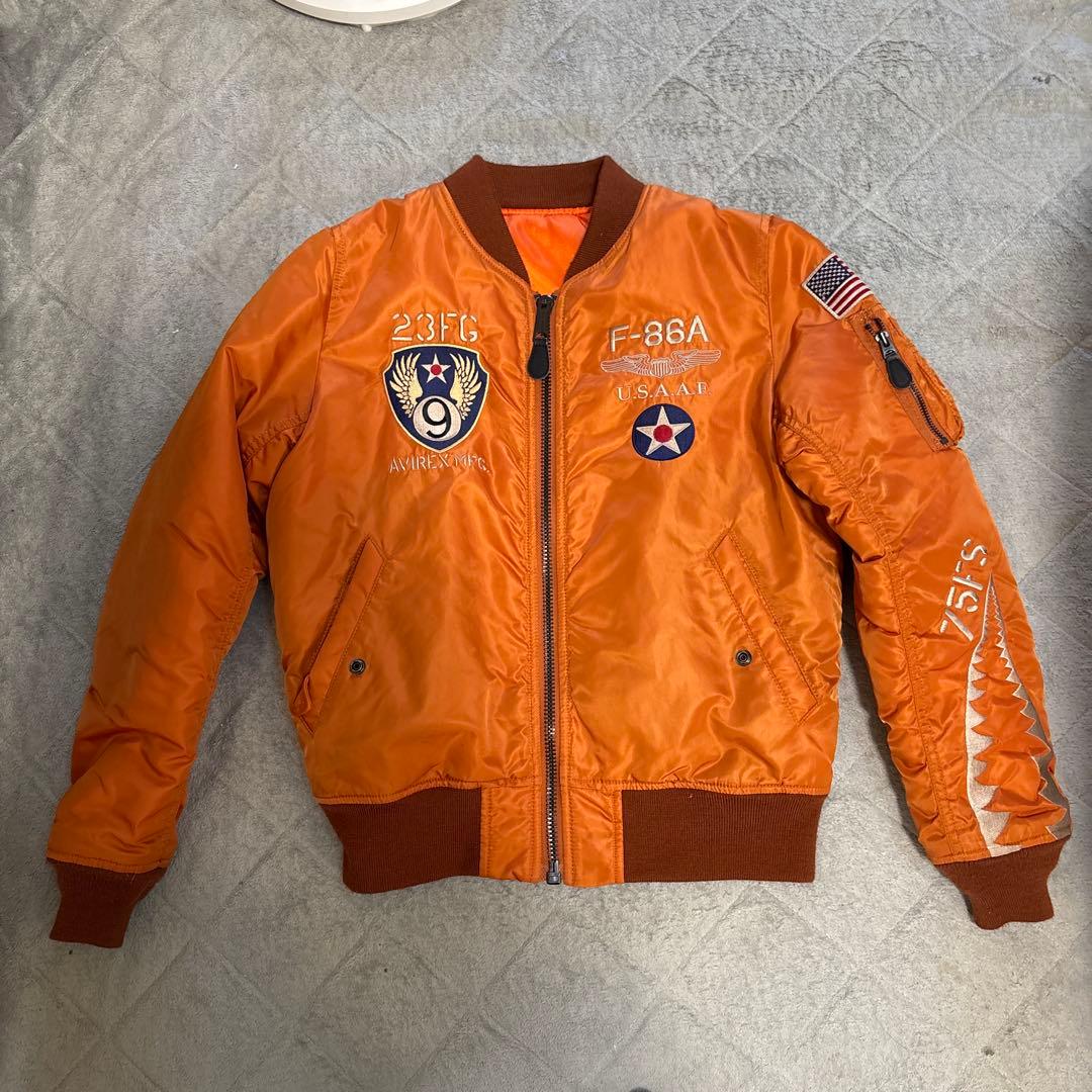 AVIREX MA-1 FLYNG SHARKS Mサイズ レディースサイズ - メルカリ