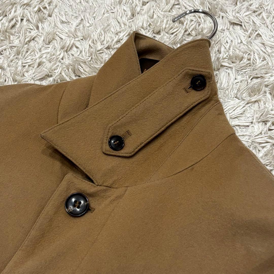 【良品】マッキントッシュ ウールステンカラーコート ベージュ 42