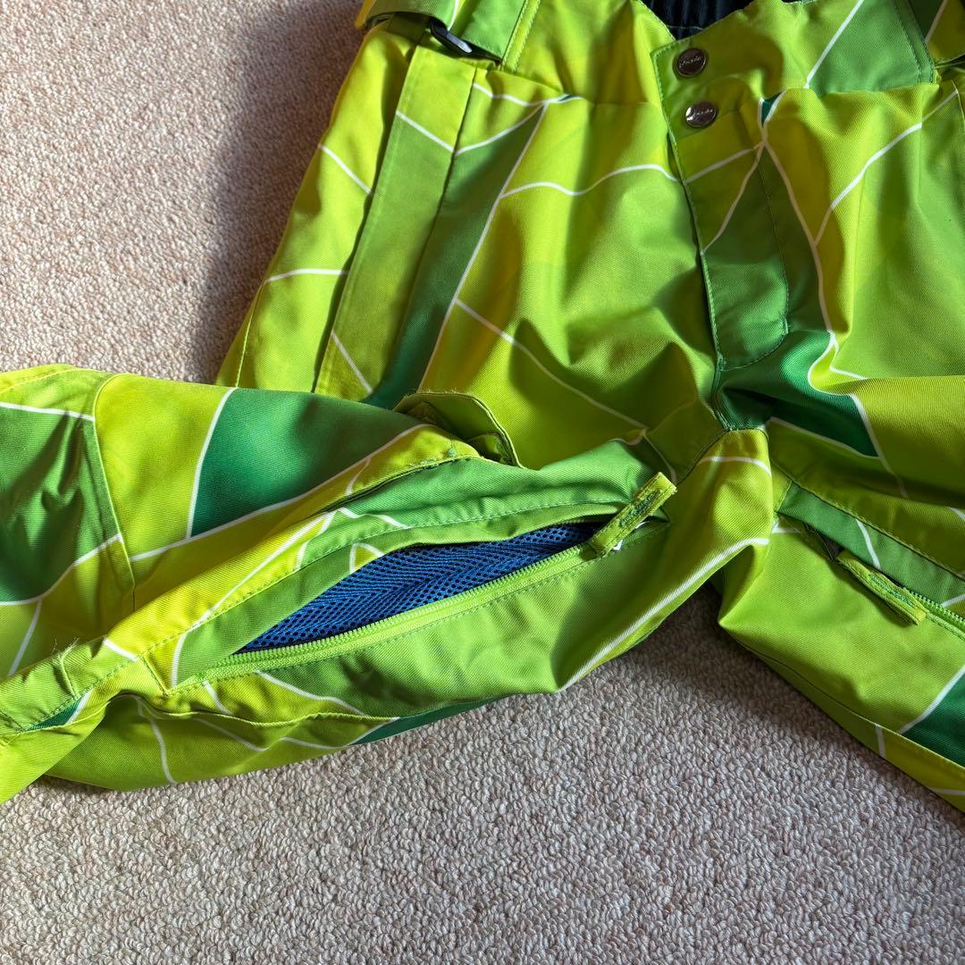 phenix 】蛍光グリーン スキーウェア 上下セット サイズS ユニセックス