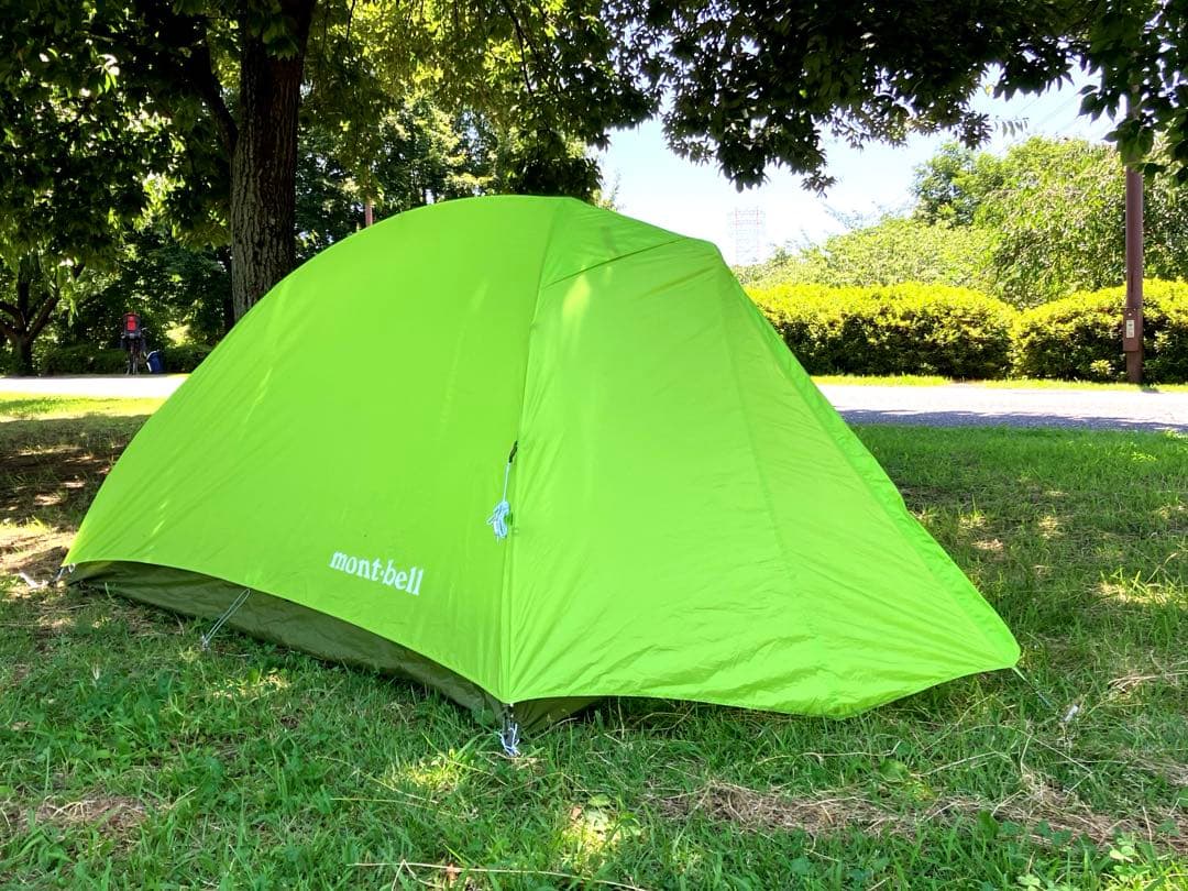 【最終値下】モンベル ムーンライトテント1型 グリーン現行品＋専用グランドシート