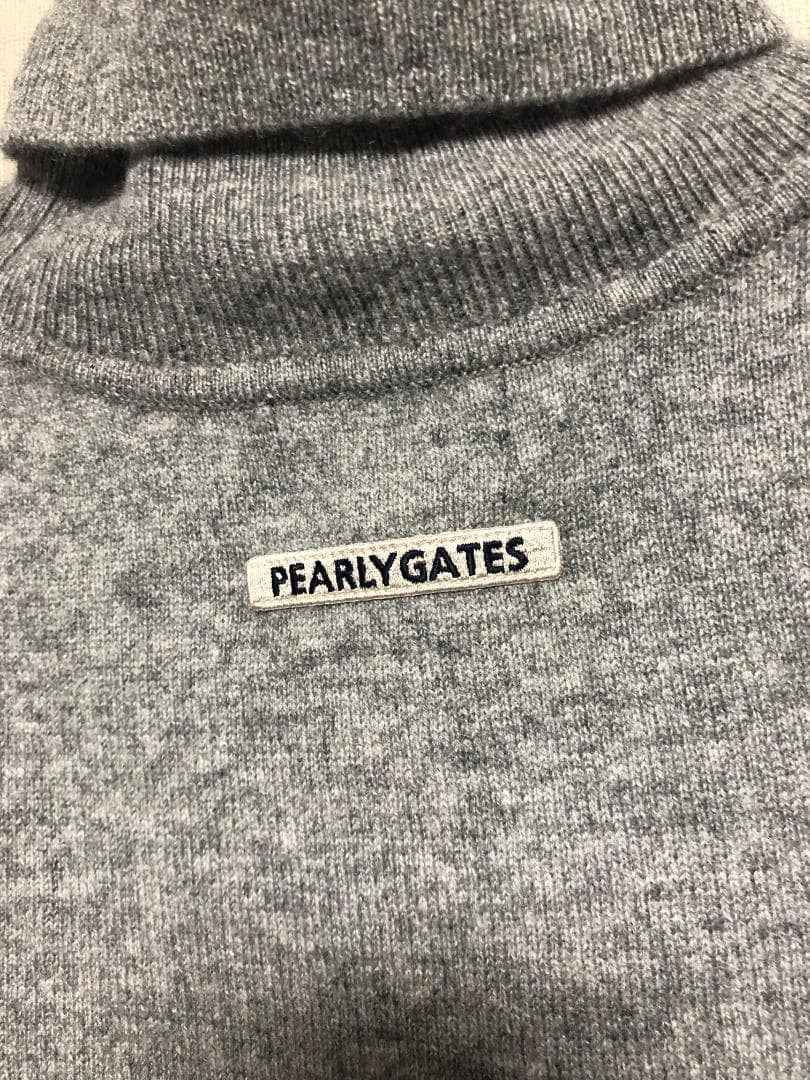 未使用 カシミヤ ハイネックニットセーター カシミヤ100% 6 XL グレー