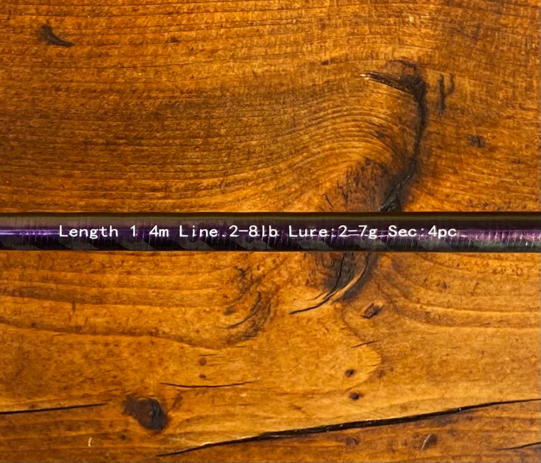 トラウトロッド　スピニングロッド　渓流釣り　ウッドグリップ　　天然木グリップ