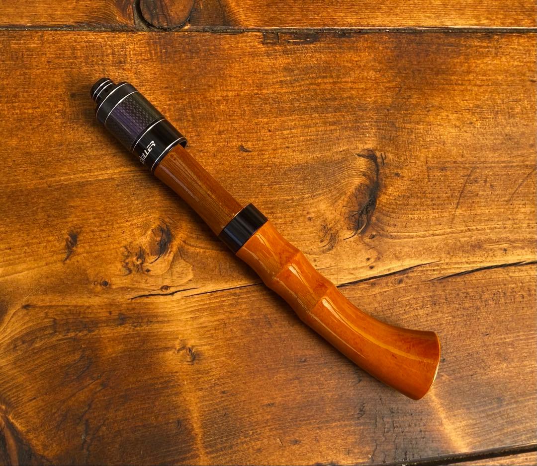 トラウトロッド　スピニングロッド　渓流釣り　ウッドグリップ　　天然木グリップ