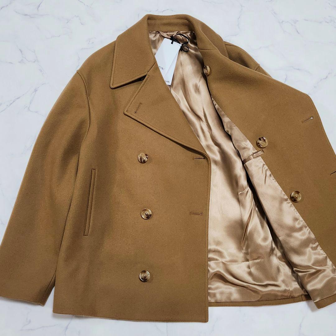 極美品☆ラルディーニ　オーウェン　ウールナイロンソフトメルトンショートコート