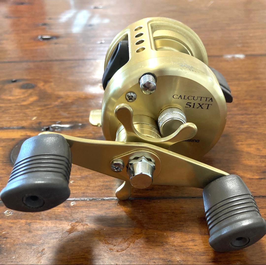 シマノ カルカッタ 51XT(左ハンドル) RH385 ハンドル シマノ 用