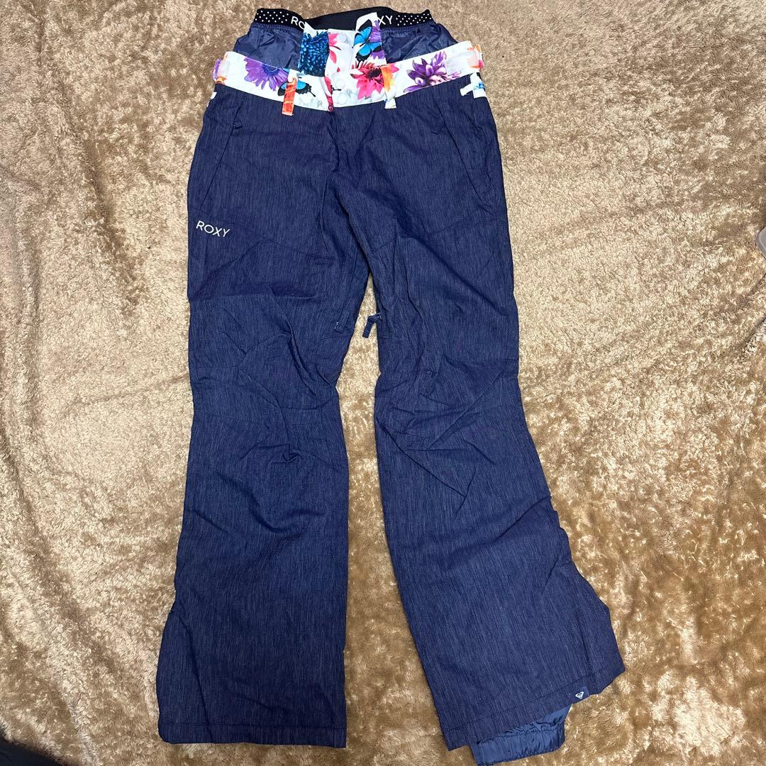 【ROXY 】花柄 蜷川実花コラボ スノーボードウェア上下セット