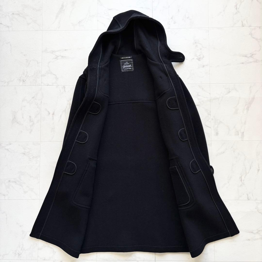 グローバーオール キングストン ムーアブルック ダッフルコート ロング 黒 48