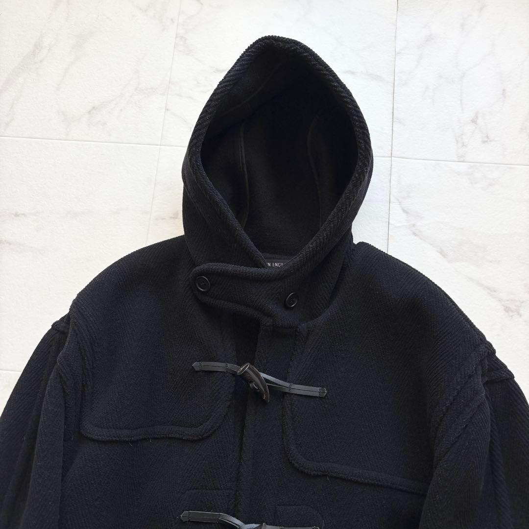 グローバーオール キングストン ムーアブルック ダッフルコート ロング 黒 48