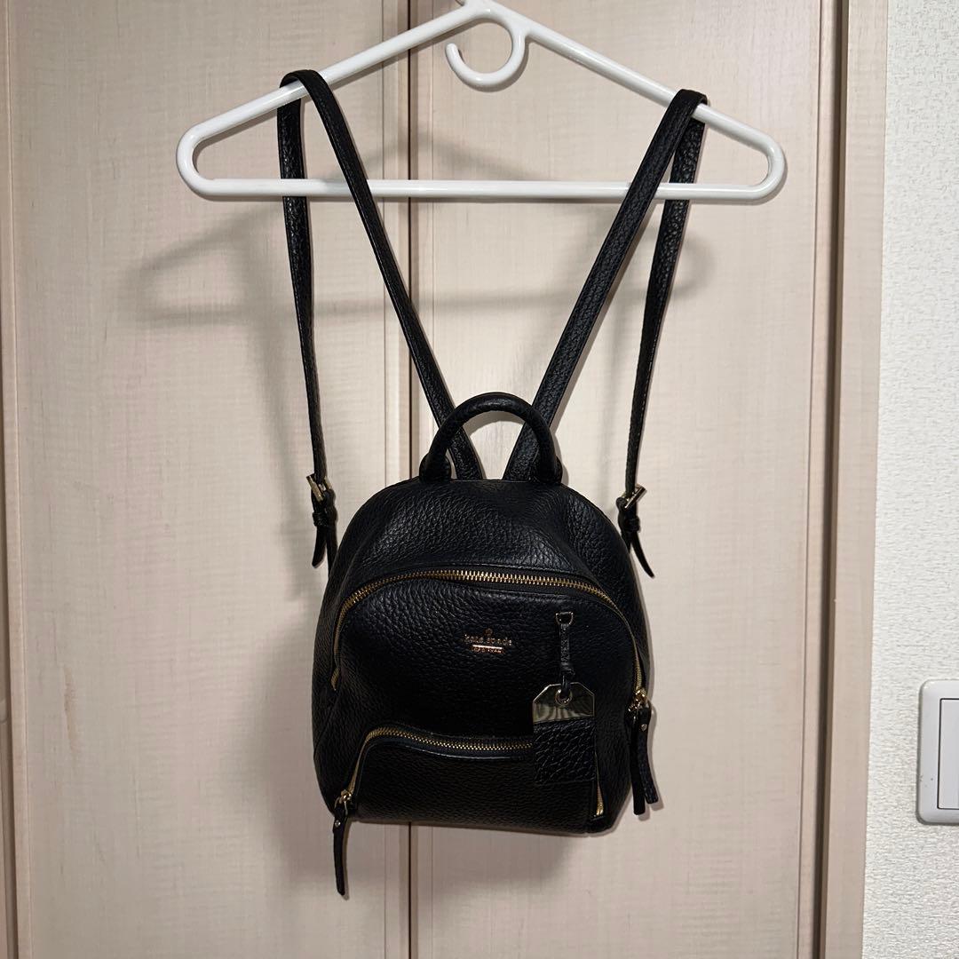 ケイトスペード　ミニリュック　ブラック