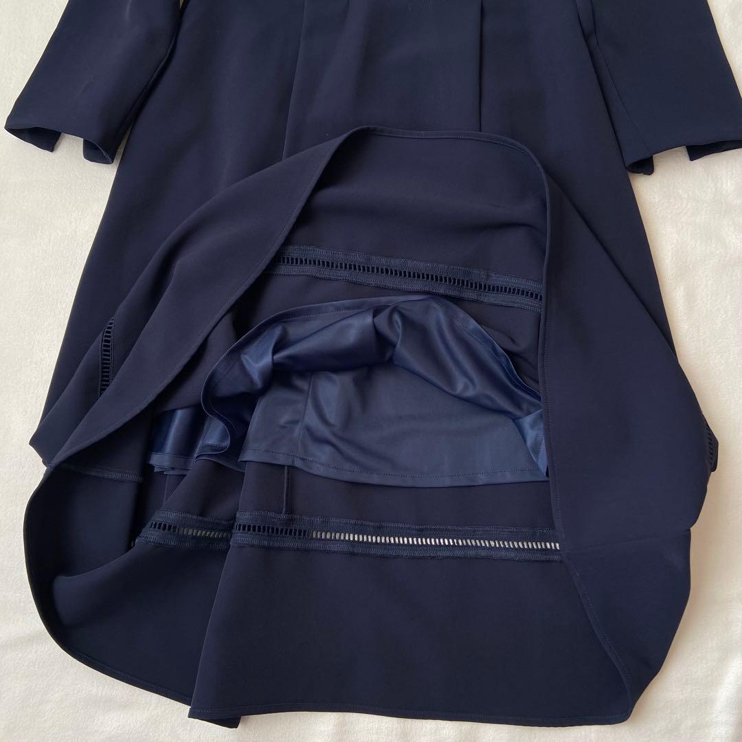 【新品】レジーナリスレ スペシャリテ ワンピース ネイビー 40 オケージョン