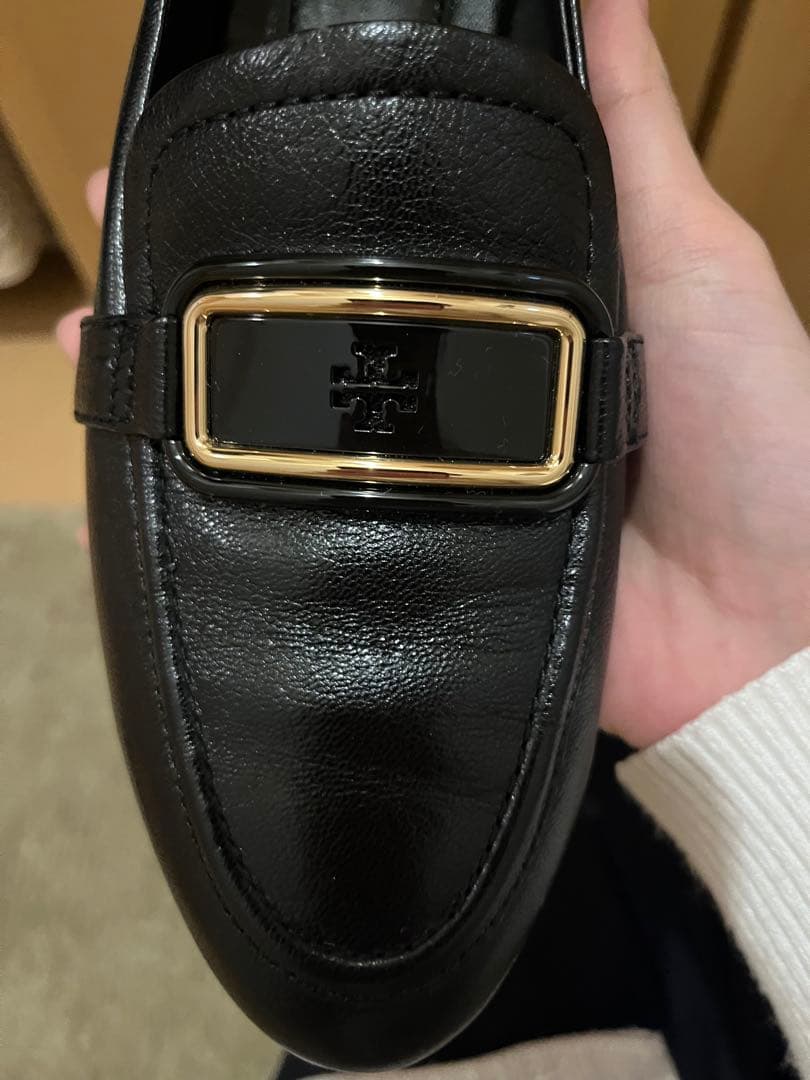 TORY BURCH ブラック ローファー