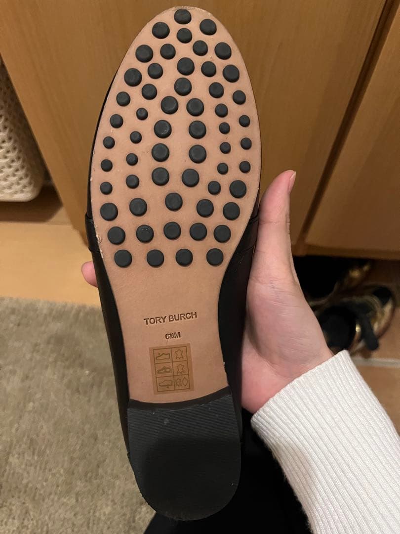 TORY BURCH ブラック ローファー