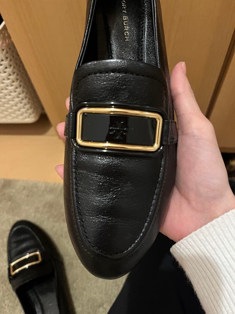 TORY BURCH ブラック ローファー