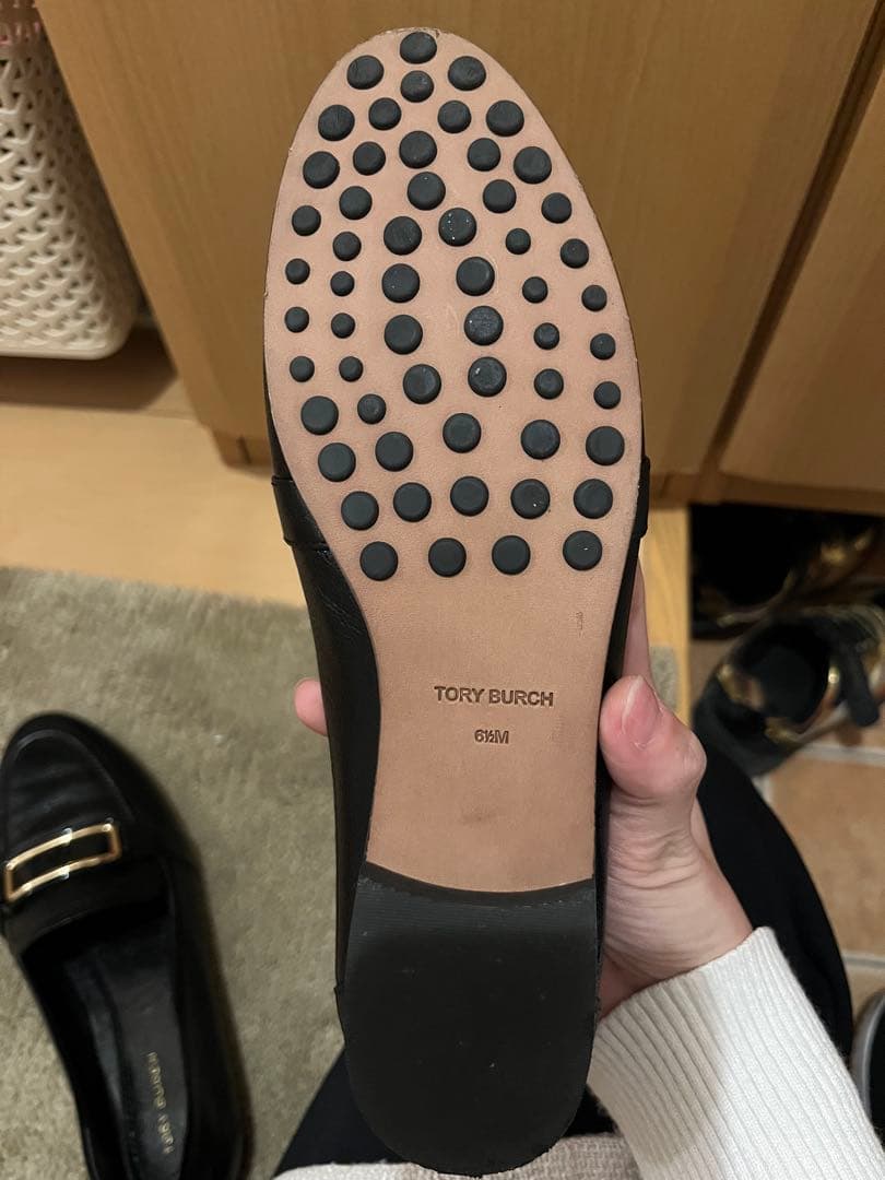 TORY BURCH ブラック ローファー