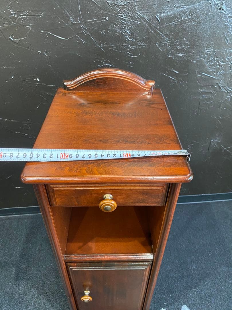 ヴィンテージ マルニ　電話台　花台　木製　レトロ　昭和