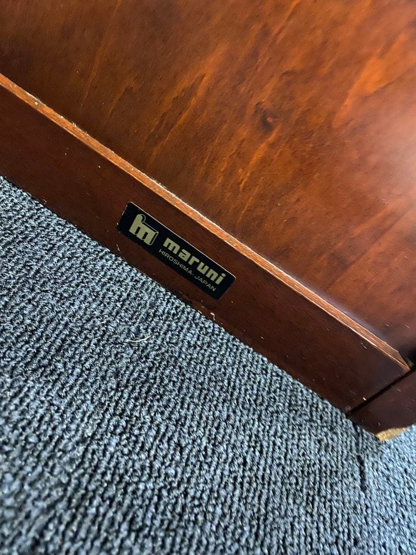 ヴィンテージ マルニ　電話台　花台　木製　レトロ　昭和