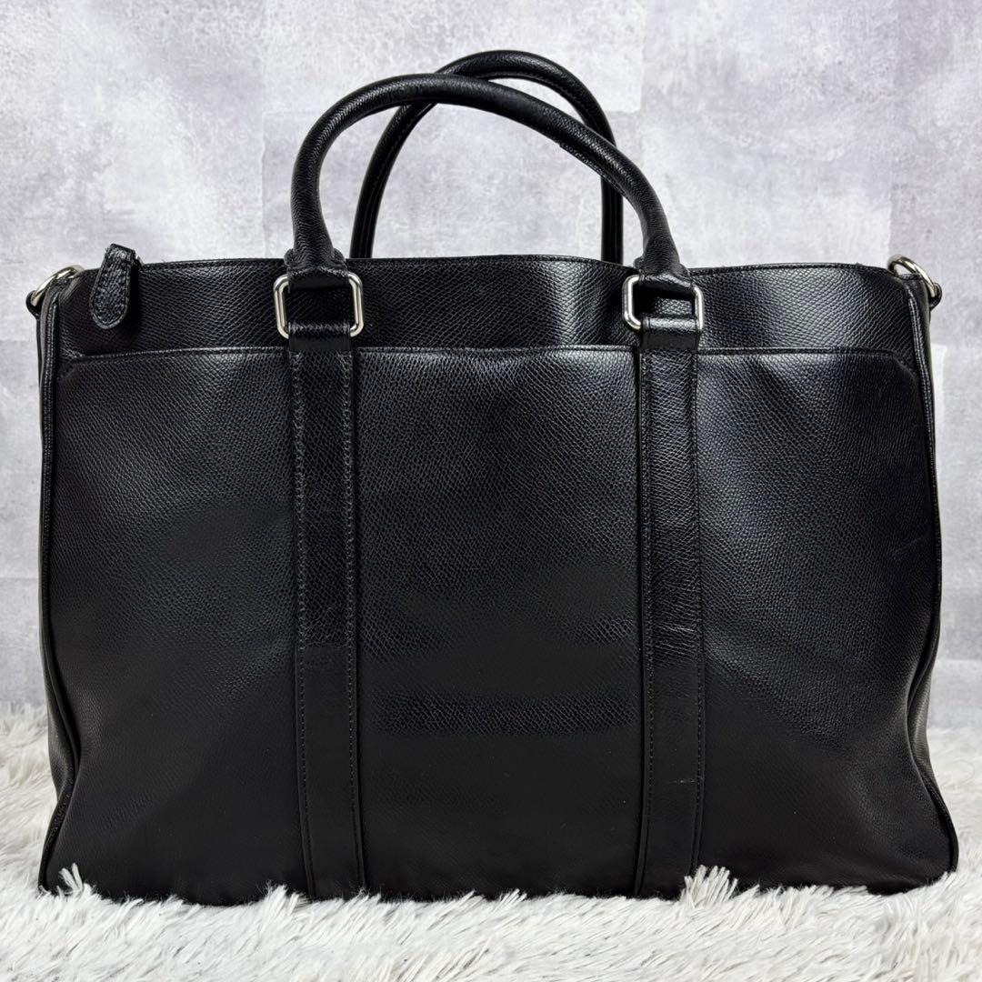 A4可 美品 コーチ レザー 2WAY ビジネスバッグ メトロポリタン