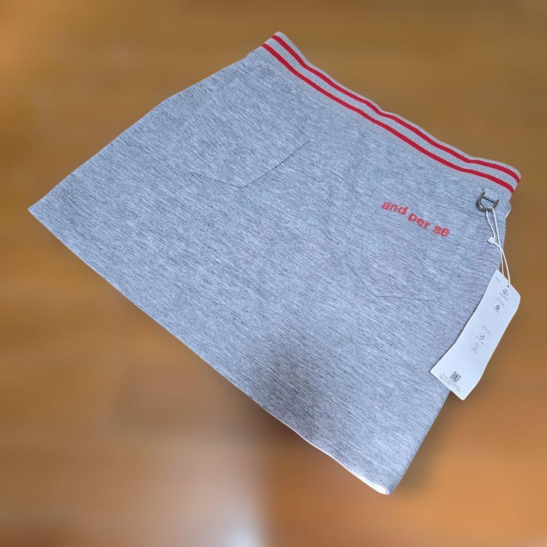 未使用 and per se アンパスィ プリント スウェット スカート - メルカリ