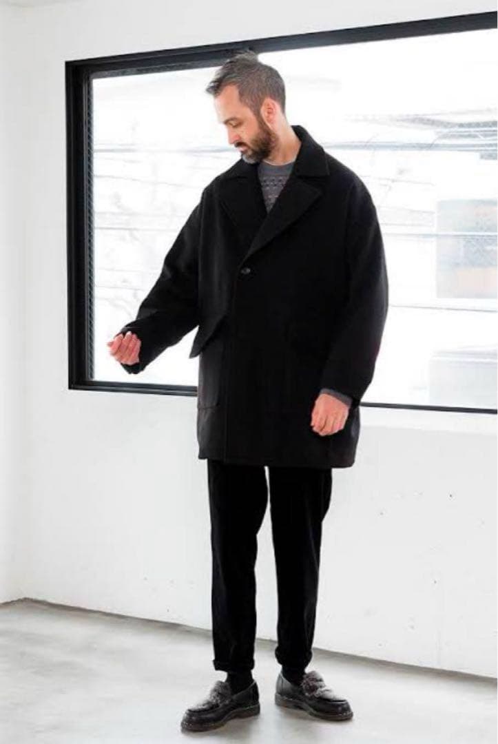 STILL BY HANDウールラペルドオーバーサイズコート スティルバイハンド