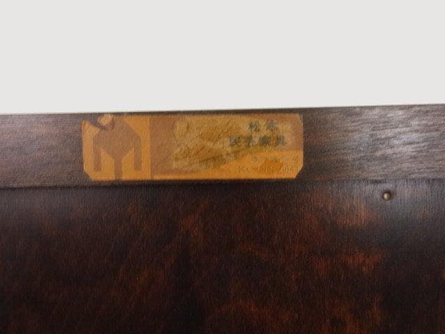 松本民芸家具　座ビューロー　ライティング　引手　座机　 再塗装済　ＵＳＥＤ