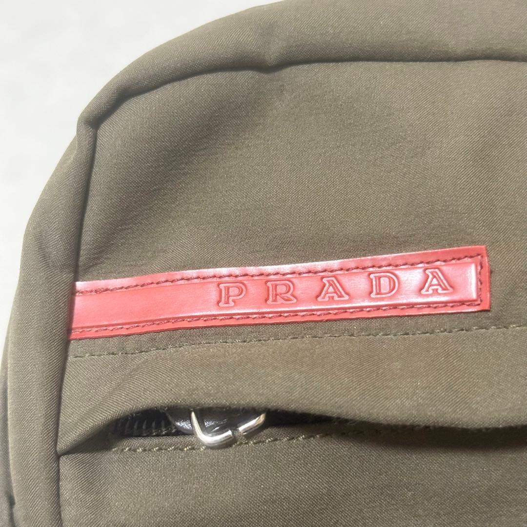 プラダスポーツ】希少 ボディバッグ y2k 00s archive カーキ